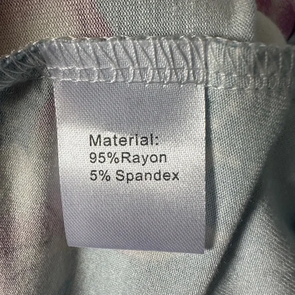 DouBCQ Floral Pocket Dress Blue Pink Casual Spring Dress NWT - Picture 7 of 7